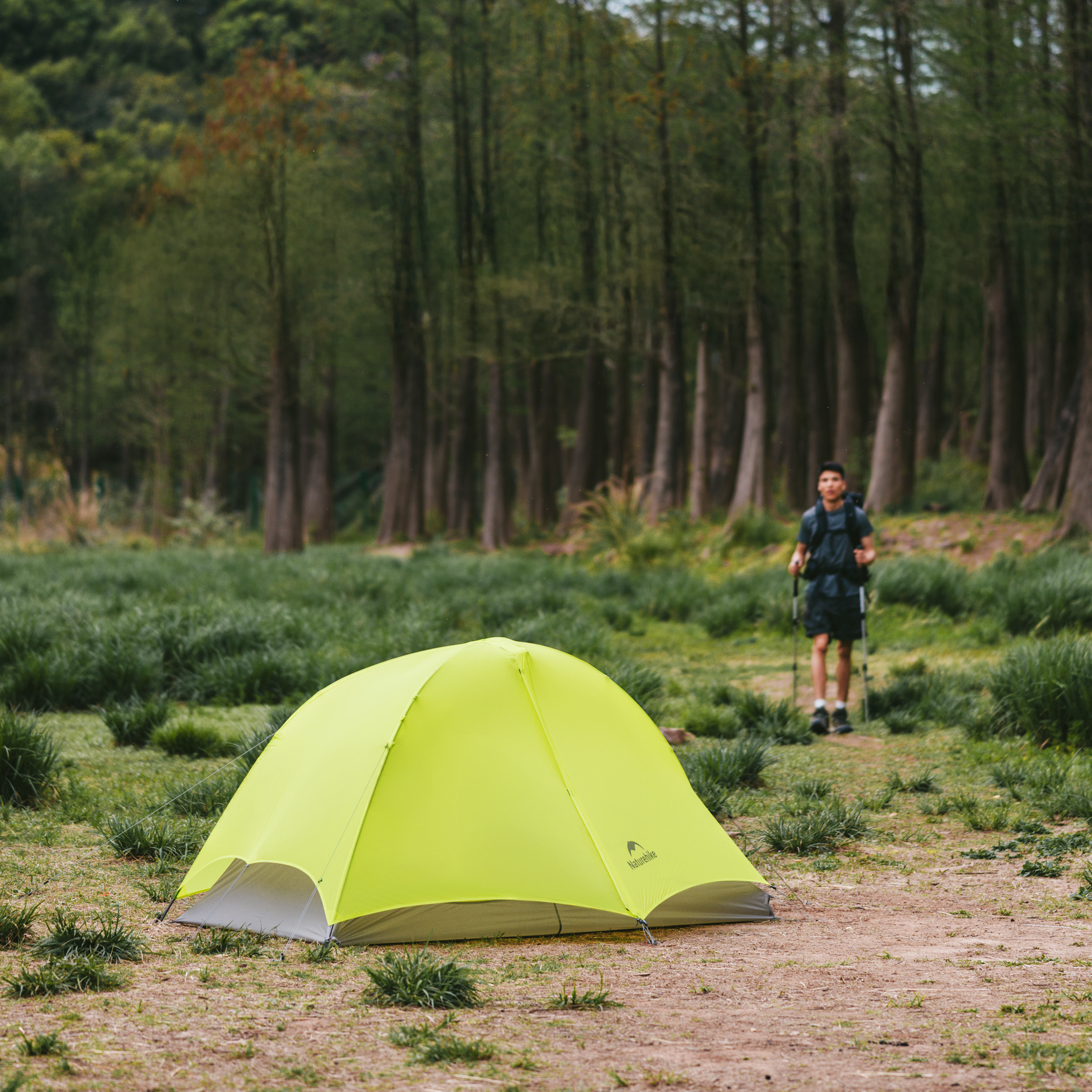 Naturehike ultralehký stan Star Trails EXT 10D 1050g - nano limetková